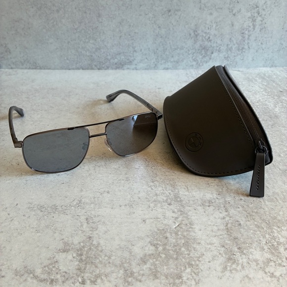 BMW BW0031 Full Rim Aviator Shape Sunglasses - Picture 10 of 12